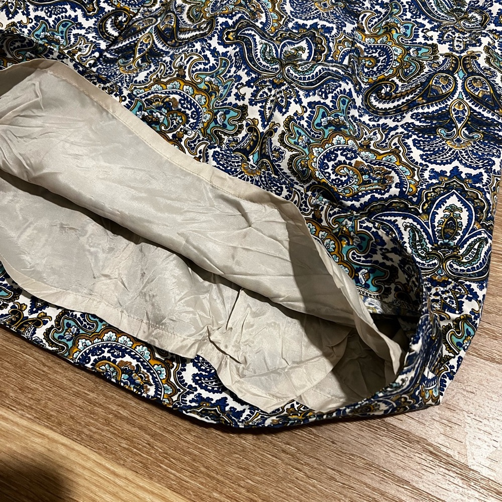 J. Crew Women’s Paisley Dress Size 2 - Picture 6 of 10